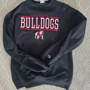 Champion Black Georgia Bulldogs Sweatshirt